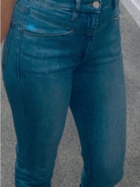 Garage Women's Skinny Jeans - Teal Blue Wash
